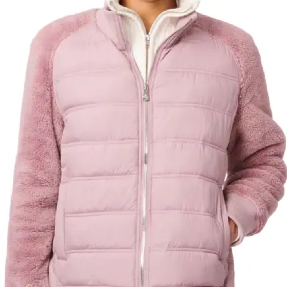 BERNANDO Mixed Media Puffer Jacket, size XL